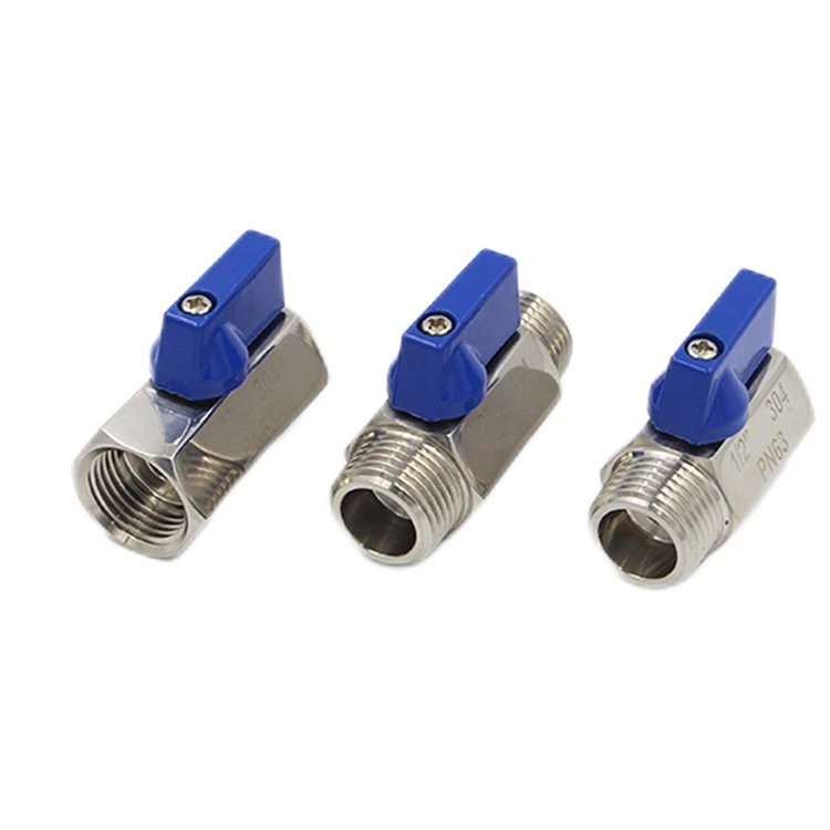 Stainless Steel Mini Ball Valve Male Female