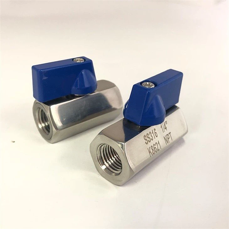 Stainless Steel Mini Ball Valve Female Thread